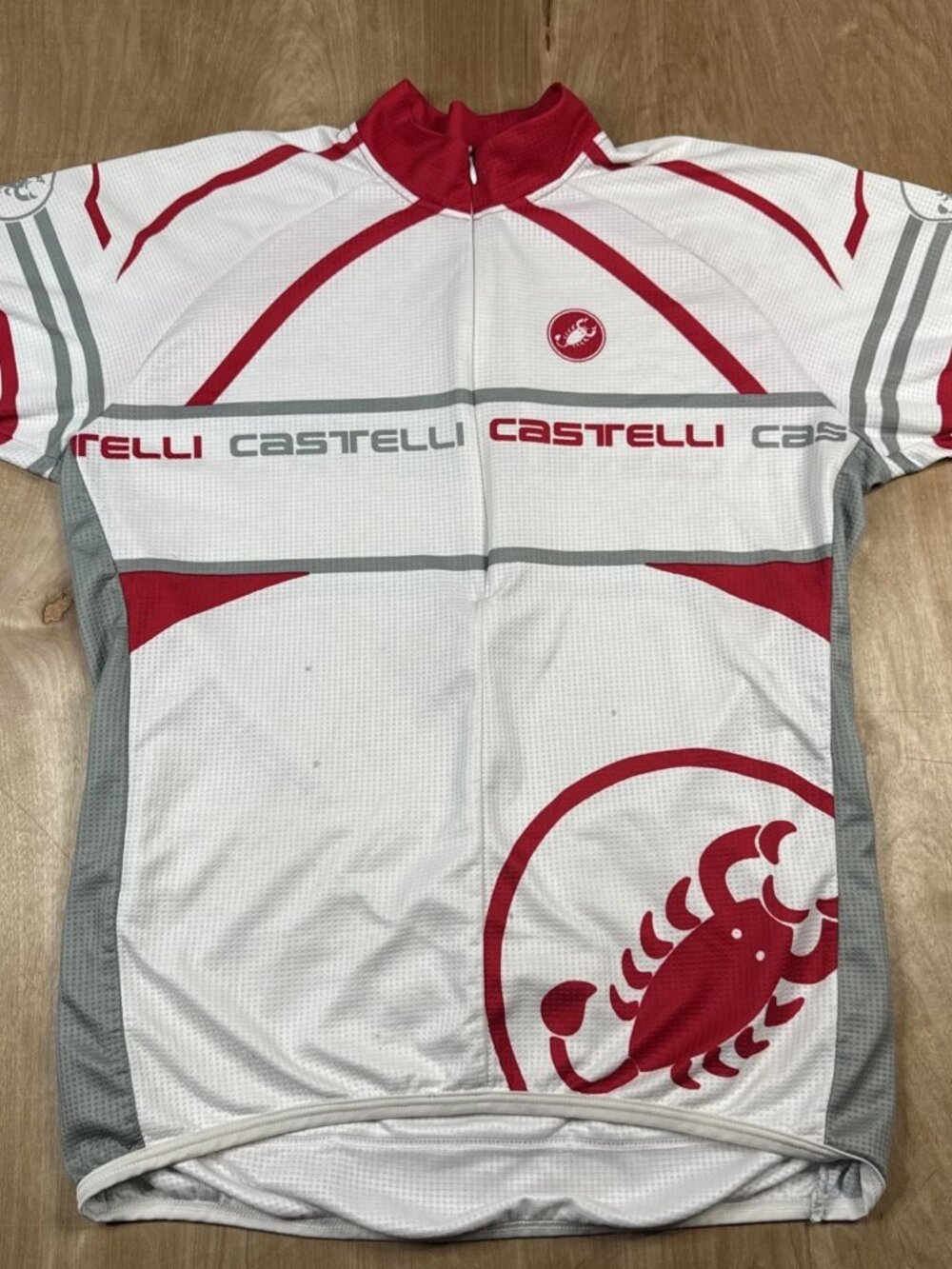 Castelli Mens 1/2 Zip Short Sleeve Cycling Jersey Shirt Size XXL